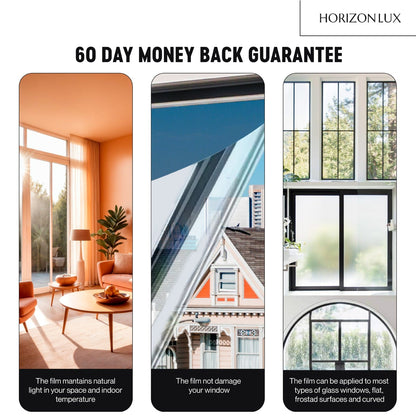 HORIZONLUX™️ WINDOW PRIVACY PLATINUM FILM